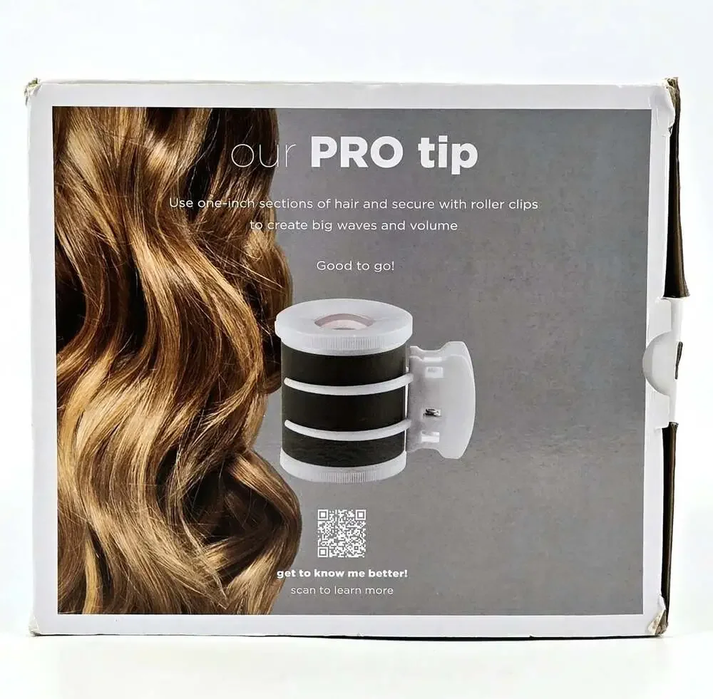 Conair Hot Rollers 8 Ceramic Flocked 2-Inch Heated Hair Rollers&Clips Some